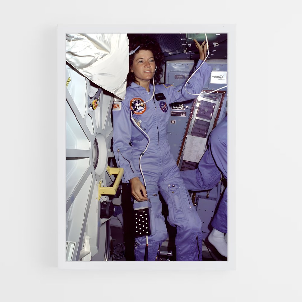 Poster Astronaut Dreamer – affiche Espace rétro (vue 3)